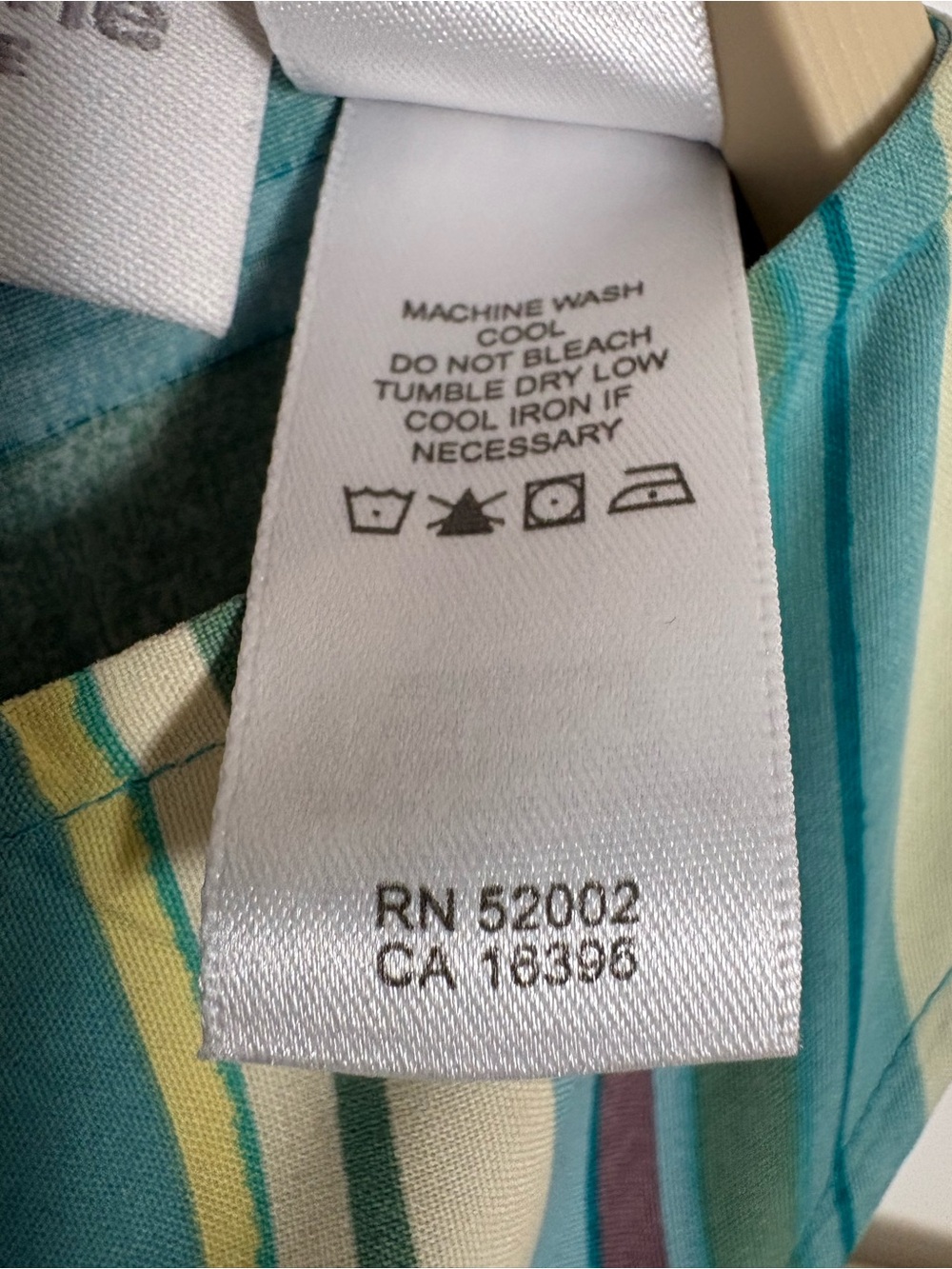 Liz Claiborne Silk Teal and Yellow Striped Maxi Dress - Picture 4 of 13